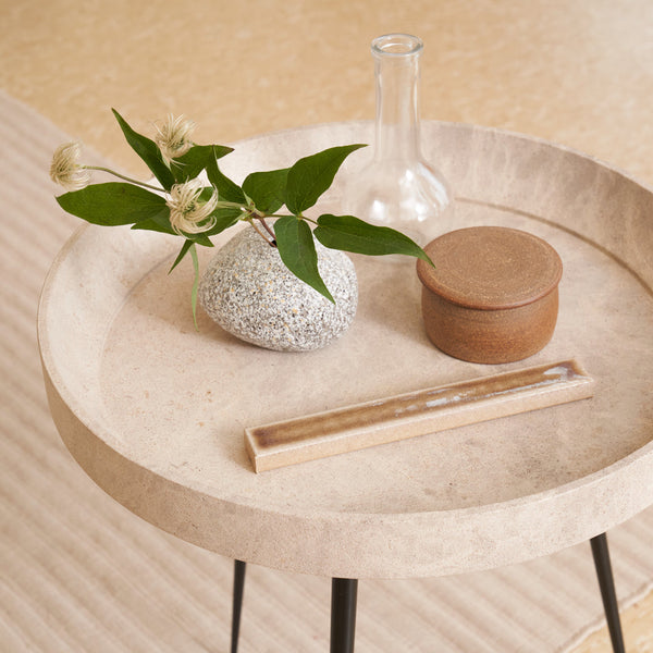Bowl Table | Wood Waste Grey | M | by Ayush Kasliwal | Mater® | USA