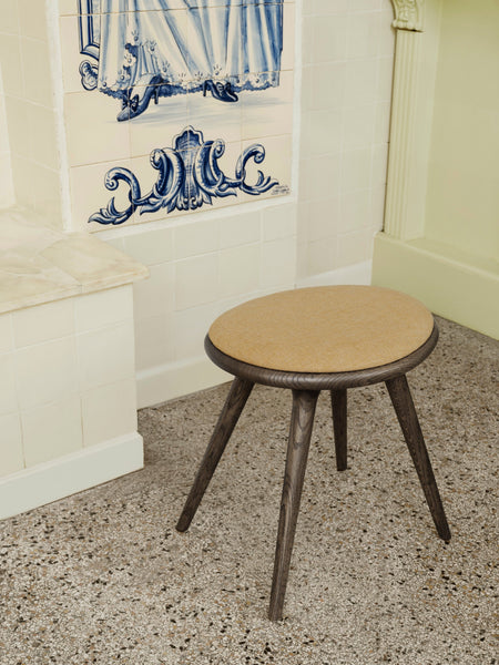 Low Stool | Sirka grey stained oak | 47 cm | by Space Copenhagen