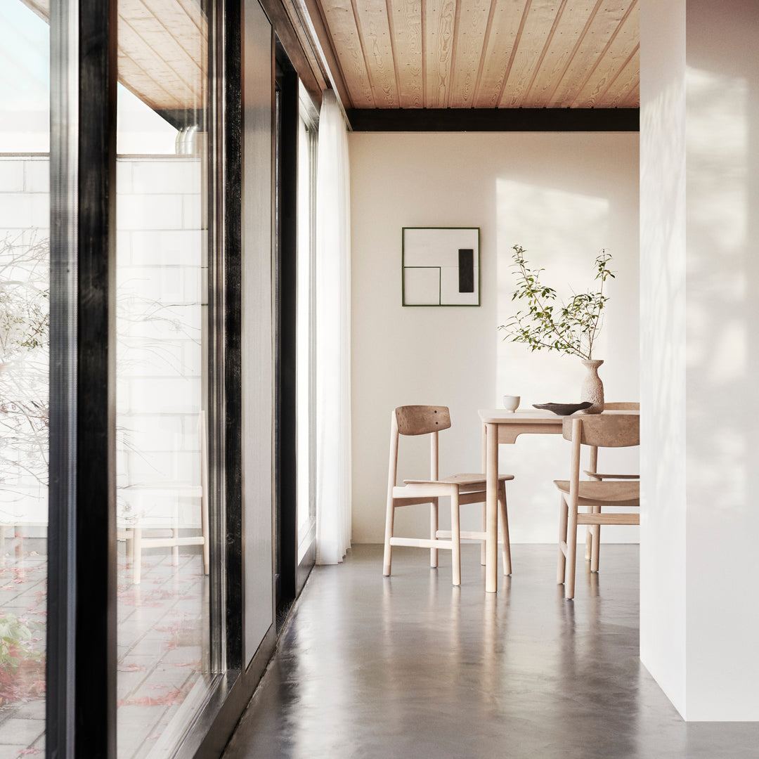 Conscious Chair 3162 | Soaped Oak and Coffee Waste Light | by Børge Mogensen & Esben Klint