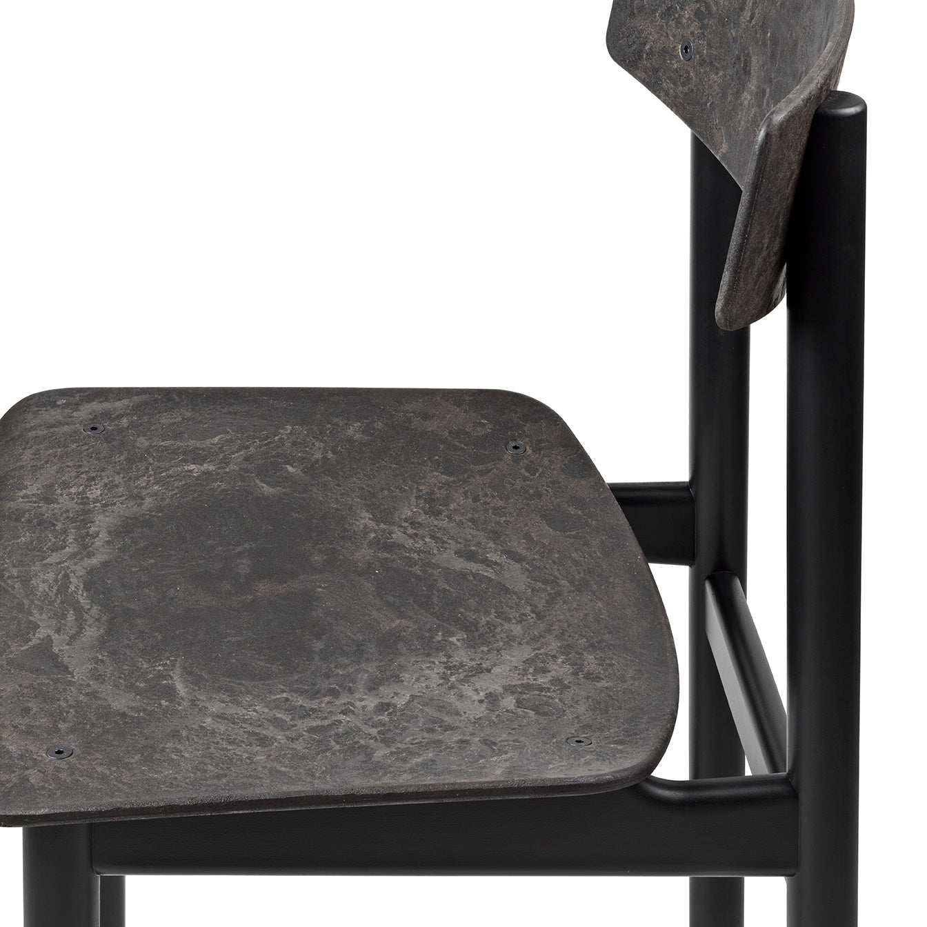 Conscious Chair 3162 | Black Painted Beech and Coffee Waste Black | by Børge Mogensen & Esben Klint