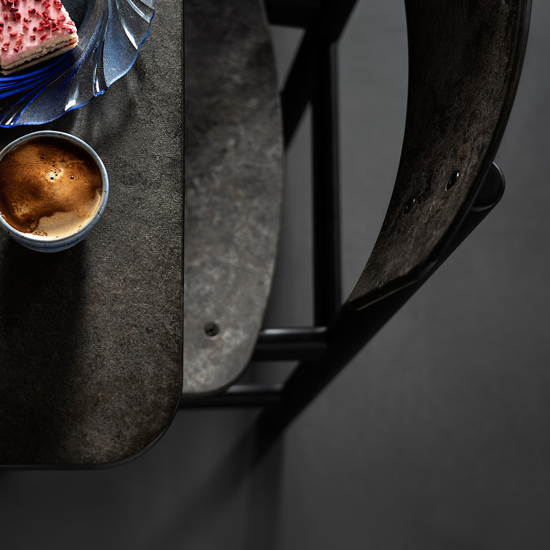 Conscious Chair 3162 | Black Painted Beech and Coffee Waste Black | by Børge Mogensen & Esben Klint