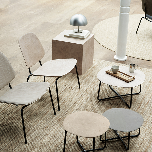 Compound Lounge Chair | Full Front Uphol. | Coffee Waste Light