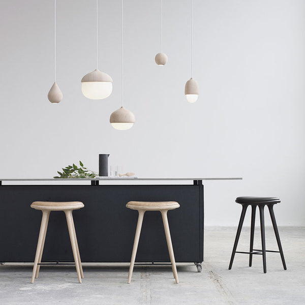 High Stool | Black stained beech | 69 cm | by Space Copenhagen