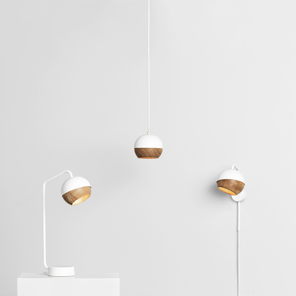 Ray Pendant Lamp | White | M | by PEDERJESSEN | Mater® | USA