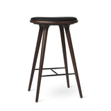 High Stool | Dark stained beech | 74 cm | by Space Copenhagen