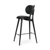 High Stool Backrest | Black beech | 74 cm | by Space Copenhagen