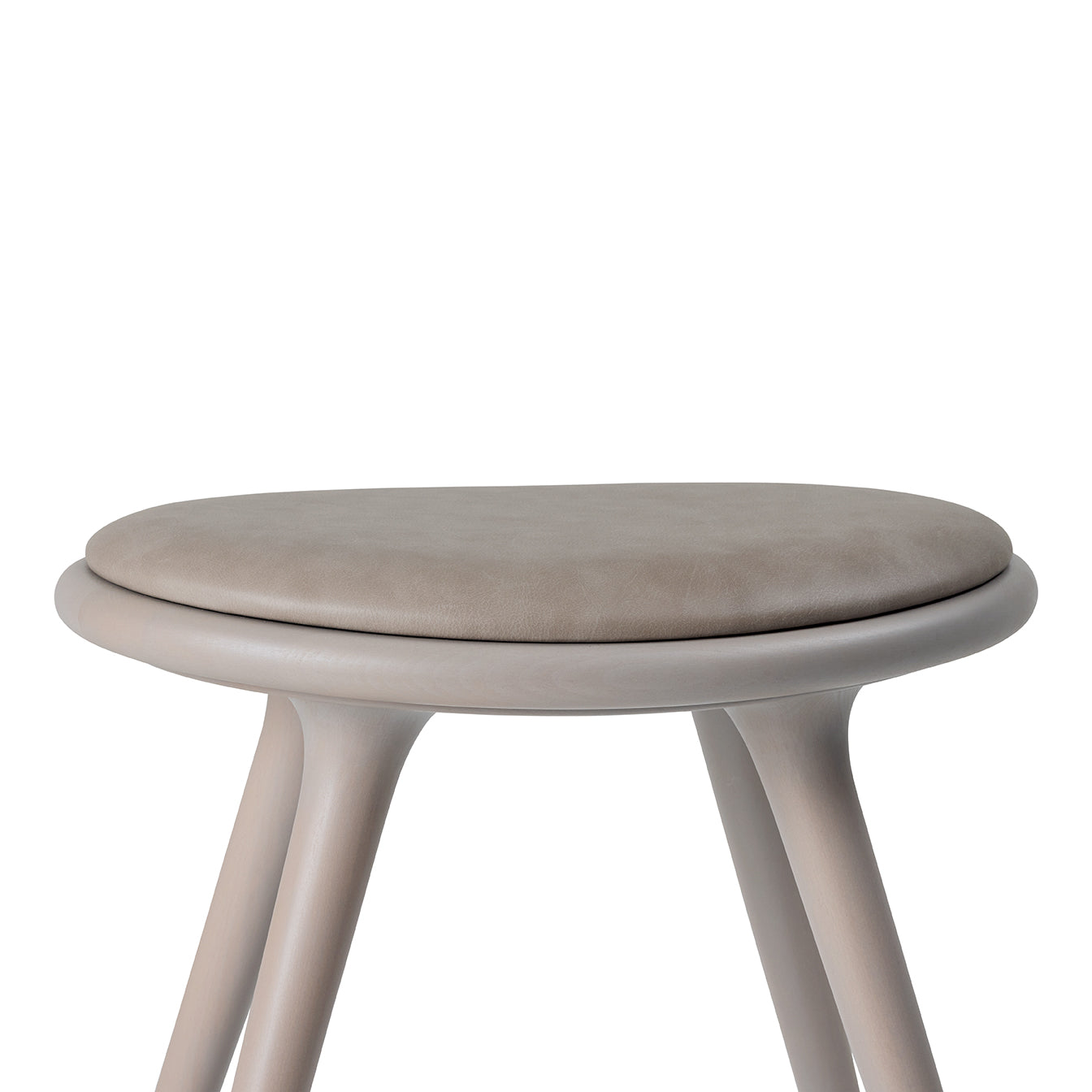 Low Stool | Grey Beech | 47 cm | by Space Copenhagen