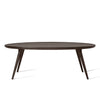 Accent Oval Lounge Table | Sirka Grey Stain Lacquered Oak | by Space Copenhagen