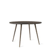 Accent Dining Table | Sirka Grey Stain Lacquered Oak | Ø 110 | by Space Copenhagen