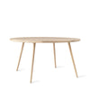 Accent Dining Table | Matt Lacquered Oak | Ø 140 | by Space Copenhagen