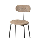 Earth Stool Backrest | Coffee Waste Light | 69 cm | by Eva Harlou