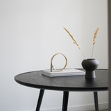 Accent Dining Table | Black Stain Lacquered Oak | Ø 110 | by Space Copenhagen