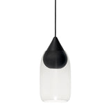 Liuku Pendant Black Drop | Transparent | by Maija Puoskari