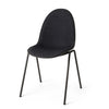 Eternity Sidechair | Full Front Uphol.| Coffee Waste Black | by Space Copenhagen