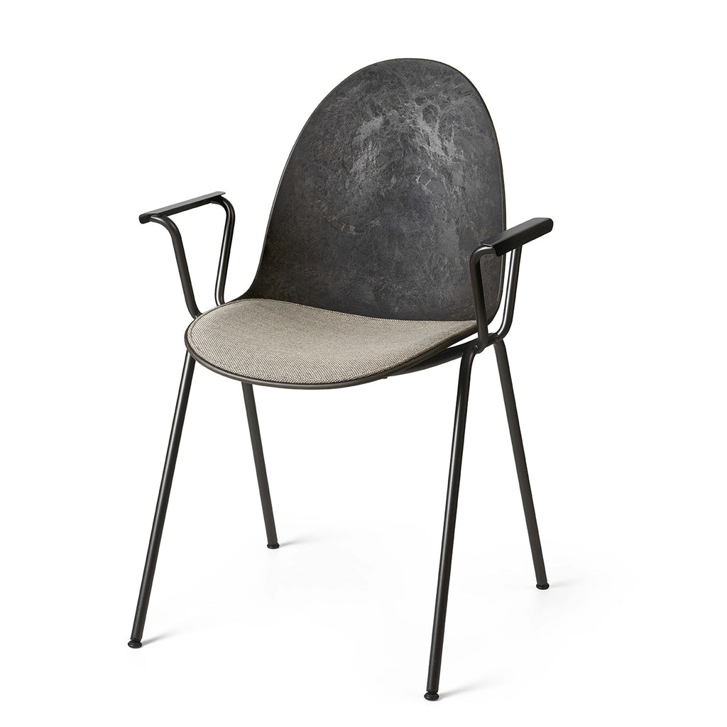 Eternity Armchair | Uphol. Seat | Coffee Waste Black | by Space Copenhagen