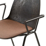 Eternity Armchair | Uphol. Seat | Coffee Waste Black | by Space Copenhagen