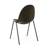 Eternity Sidechair | Full Front Uphol.| Coffee Waste Black | by Space Copenhagen