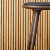 High Stool | Brown stained beech | 74 cm | by Space Copenhagen