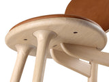 High Stool Backrest | Matt Oak | 69 cm | by Space Copenhagen