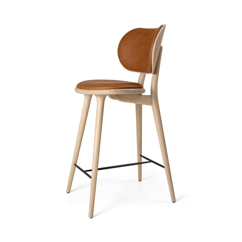 High Stool Backrest | Matt Oak | 74 cm | by Space Copenhagen