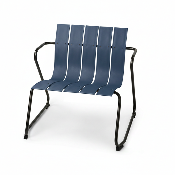 Ocean Lounge Chair | Dusty Blue | by Jørgen & Nanna Ditzel