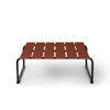 Ocean Lounge Table | Burnt Red | by Jørgen & Nanna Ditzel