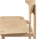 Conscious Chair 3162 | Soaped Oak and Coffee Waste Light | by Børge Mogensen & Esben Klint