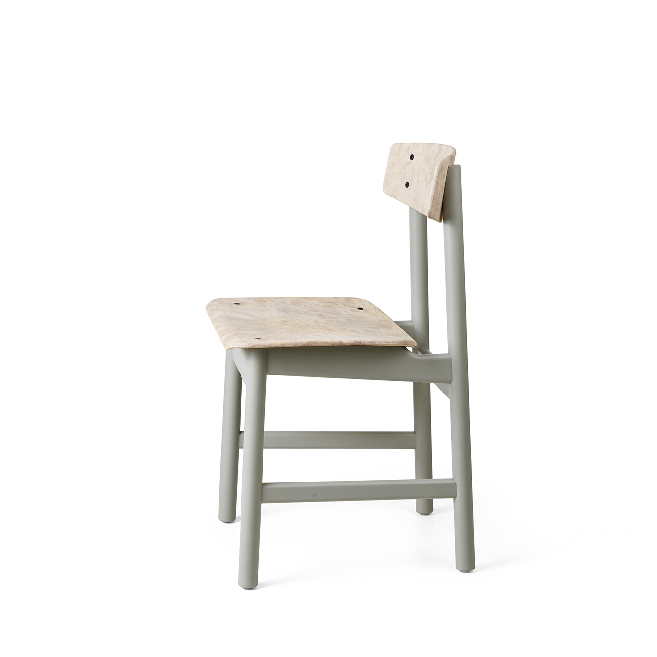 Conscious Chair 3162 | Grey Painted Beech and Wood Waste Grey | by Børge Mogensen & Esben Klint