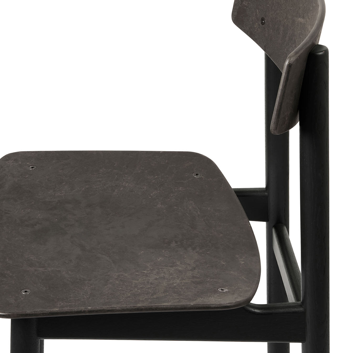 Conscious Chair 3162 | Black Stained Oak and Coffee Waste Black | by Børge Mogensen & Esben Klint