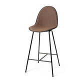 Eternity High Stool | Full Front Uphol. | Coffee Waste Black | by Space Copenhagen