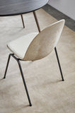 Eternity Sidechair | Full Front Uphol.| Coffee Waste Light | by Space Copenhagen