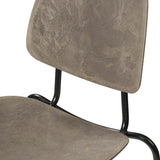 Compound Dining Chair | Uphol. Seat | Coffee Waste Dark