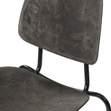 Compound Dining Chair | Uphol. Seat | Coffee Waste Black