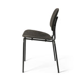 Compound Dining Chair | Full Front Uphol. | Coffee Waste Black