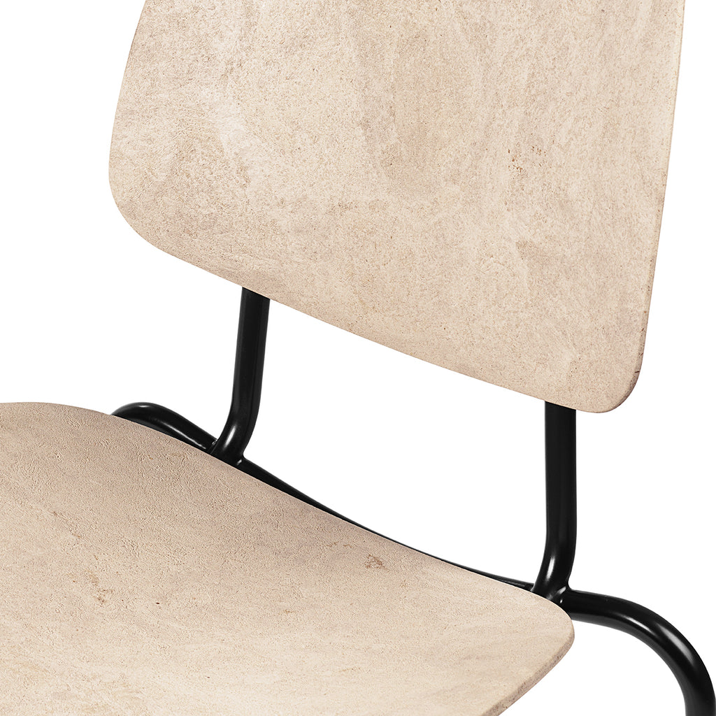 Compound Dining Chair | Full Front Uphol. | Wood Waste Grey | Mater® | USA