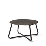 Lily Side Table | H 10 | Coffee Waste Black