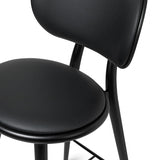 High Stool Backrest | Black beech | 69 cm | by Space Copenhagen