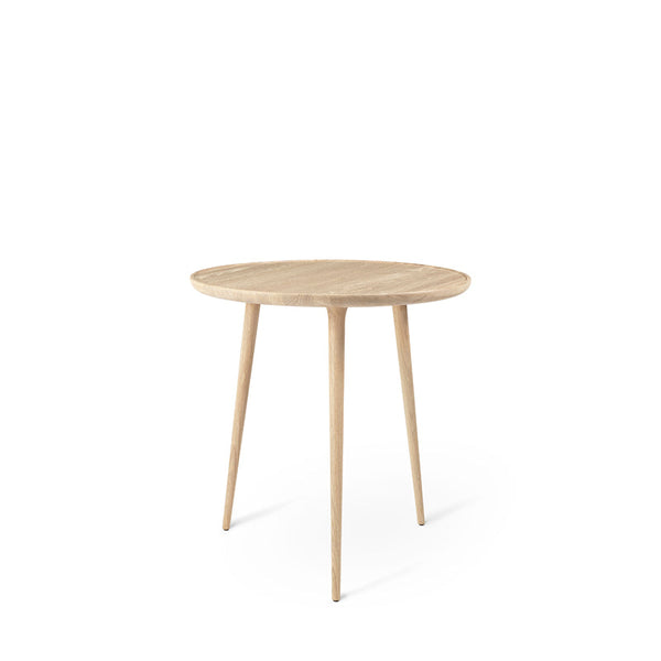 Accent Café Table | Matt Lacquered Oak | Ø 70 | by Space Copenhagen