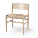 Nestor Chair | Matt laquered Oak | Paper Cord Seat