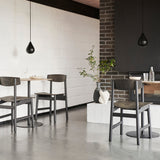 Conscious Chair 3162 |  Black Painted Beech and Coffee Waste Black | by Børge Mogensen & Esben Klint