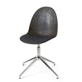 Eternity Swivel | Polished Base | Uphol. Seat Re-wool Grey | by Space Copenhagen