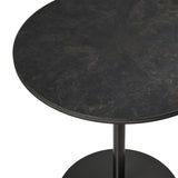 Mater Bar Table | Coffee Waste Black | H 106,6 cm | Ø 60 cm