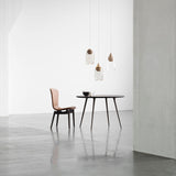 Accent Dining Table | Sirka Grey Stain Lacquered Oak | Ø 110 | by Space Copenhagen