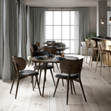 Accent Dining Table | Sirka Grey Stain Lacquered Oak | Ø 110 | by Space Copenhagen